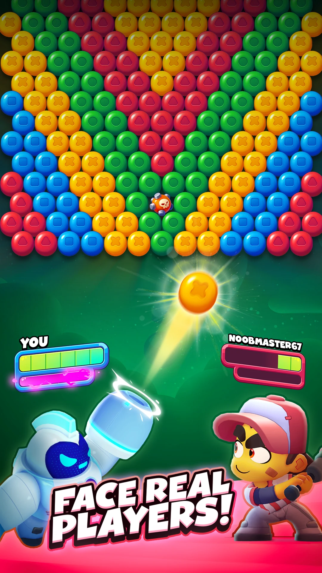 Bubble Busters PvP screenshot